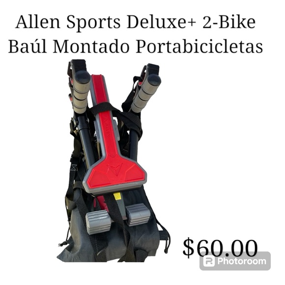 Portabici Da Auto Allen Sports QS2 - Per 2 Bici, Montaggio Sul Bagagliaio, Per Auto E SUV